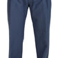 Dolce & Gabbana Blue Linen Chino Men Formal Pants