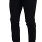 Dolce & Gabbana Black Wool Slim Formal Pants
