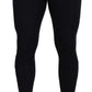 Dolce & Gabbana Black Nylon Slim Fit Stretch Pants