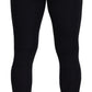 Dolce & Gabbana Black Nylon Slim Fit Stretch Pants