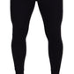 Dolce & Gabbana Black Nylon Slim Fit Stretch Pants