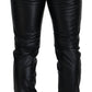 Dolce & Gabbana Black Shiny Stretch Skinny Pants