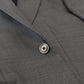 Dolce & Gabbana Gray Wool Silk Slim Fit Jacket Blazer