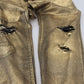 Dolce & Gabbana Gold Cotton Tattered Skinny Men Denim Jeans