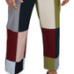 Dolce & Gabbana Multicolor Cotton Patchwork Pants