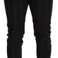 Dolce & Gabbana Black Wool Chino Formal Men Pants