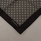 Dolce & Gabbana Black Patterned DG Logo Square Handkerchief Scarf