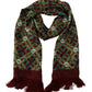 Dolce & Gabbana Multicolor DG Logo Shawl Warm Neck Wrap Fringe Scarf