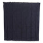 GF Ferre Dark Blue Wool Neck Wrap Shawl Fringes Scarf