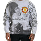 MSGM White Cotton Crewneck Pullover Sweatshirt Sweater
