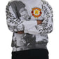 MSGM White Cotton Crewneck Pullover Sweatshirt Sweater