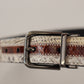 Dolce & Gabbana Multicolor Exotic Leather Patchwork Metal Belt