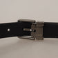 Dolce & Gabbana Multicolor Exotic Leather Patchwork Metal Belt