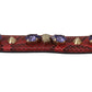 Dolce & Gabbana Red Exotic Leather Crystals Bag Shoulder Strap