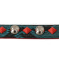 Dolce & Gabbana Green Crystals Leather Bag Shoulder Strap