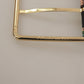 Dolce & Gabbana Red Embroidered Leather Gold Logo Metal Buckle Belt