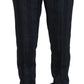 BENCIVENGA Gray Pure Wool Men Checkered Pants