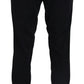 Domenico Tagliente Black Tapered Dress Formal Pants