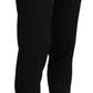 Domenico Tagliente Black Tapered Dress Formal Pants