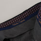 Domenico Tagliente Black Polyester Tapered Dress Pants