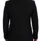 Dolce & Gabbana Black Slim Fit Formal Martini Blazer