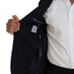 Dolce & Gabbana Blue Wool Formal Taormina Blazer