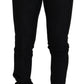 Dolce & Gabbana Black Polyester Men 2 Piece MARTINI Suit