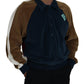 Dolce & Gabbana Multicolor Cotton Collared Pullover Sweater