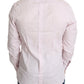Dolce & Gabbana Light Pink Cotton Formal GOLD Dress Shirt