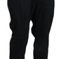 Dolce & Gabbana Grey Cotton Tapered Cotton Pants