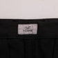 GF Ferre Black Cotton Stretch Chinos Pants