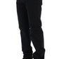 GF Ferre Blue Cotton Stretch Chinos Pants