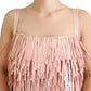 Dolce & Gabbana Pink Tinsel Sleeveless Shift A-line Dress