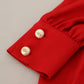 Dolce & Gabbana Red Silk Sheath A-line Knee Length Dress