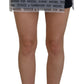 Dolce & Gabbana White Logo See Through A-line Mini Skirt