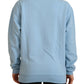 Philippe Model Light Blue Logo Printed Long Sleeves Sweater