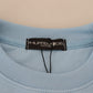Philippe Model Light Blue Logo Printed Long Sleeves Sweater