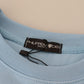 Philippe Model Light Blue Logo Printed Long Sleeves Sweater