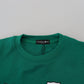 Philippe Model Green Printed Long Sleeves Pullover Sweater
