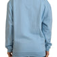 Philippe Model Light Blue Logo Printed Long Sleeves Sweater