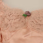 Dolce & Gabbana Pink Satin Lace Roses Tank Top Lingerie