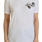 Dolce & Gabbana White #dgfamily Crewneck Cotton T-shirt