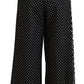 Dolce & Gabbana Multicolor Polka Dots High Waist  Pants