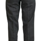 Dolce & Gabbana Gray High Waist Women Wool Pants