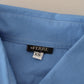 Ferre Blue Cotton Long Sleeves Collared Button Down Top