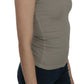 PINK MEMORIES Beige Sleeveless Spaghetti Strap Tank Blouse