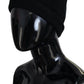 Dolce & Gabbana Black Virgin Wool Women Winter Beanie Cap Hat