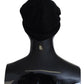Dolce & Gabbana Black Virgin Wool Women Winter Beanie Cap Hat