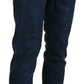 Exte Blue Cotton Tapered Slim Fit Men Casual Denim Jeans