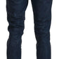 Exte Blue Cotton Tapered Slim Fit Men Casual Denim Jeans